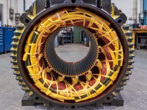 Proceso de bobinado de un motor de 315Kw_talleres_electricos_brim